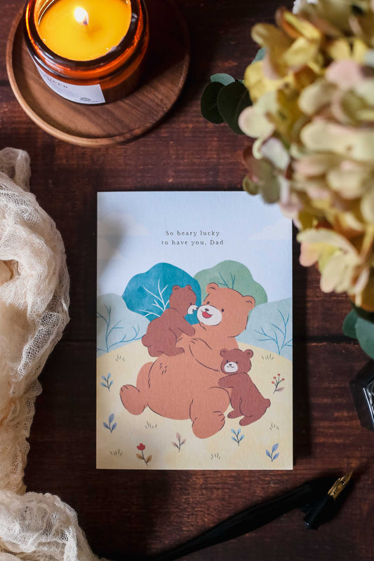 Papa Bear Greeting Card