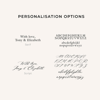 Gold Foil Personalisation Add On