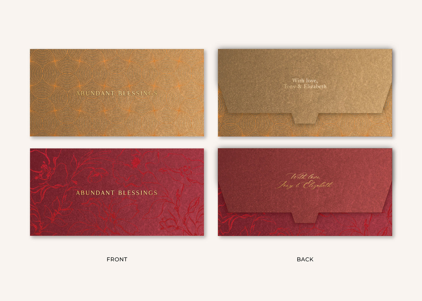 Gold Foil Personalisation Add On